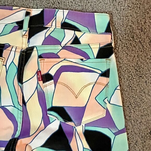 Rare Levi's OOOK  Sample Jeans  Never Mass Produced Modern Abstract Design - Picture 11 of 15